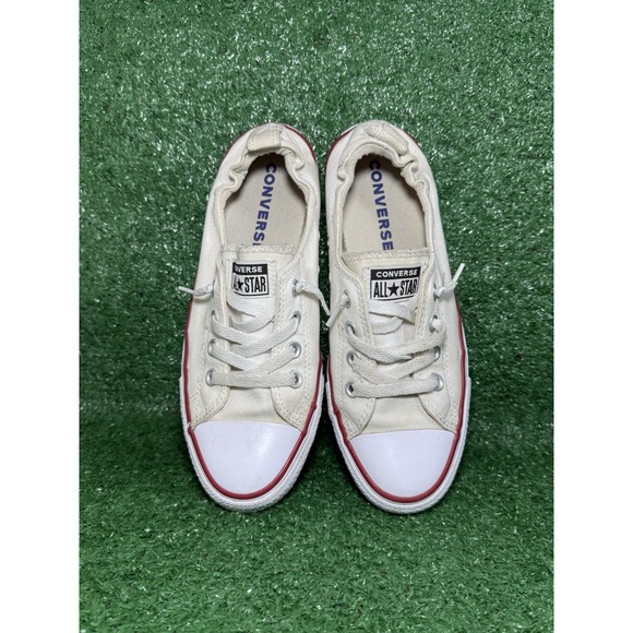 Converse Womens CT All Star Shoreline White Casual Slip On Shoe Sneaker Size 8.5 - Picture 7 of 9